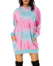 Women Long Sleeve Printed Hooded Sweatshirt