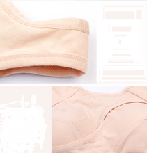Sports bra large size cotton yoga vest gathers sleep nursing bra without rims