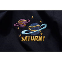 Round neck embroidery creative short sleeve T-shirt