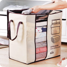 2018 New Non-woven Portable Clothes Storage Bag Organizer 45.5*51*29cm Folding Closet Organizer for Pillow Quilt Blanket Bedding