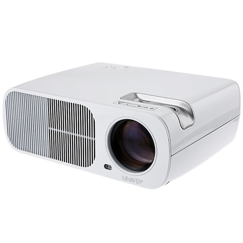 UhAPPy U20 LCD Projector 1GB + 8GB 2600Lm 800 x 480 Pixels 3D Android 4.4 Amlogic S805 Quad-Core 2.4G WiFi Connectivity
