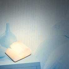 M - 001 Warm White LED Wooden Folding Mini Book Shape Light