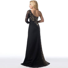 SOVALRO Lace stitching Single sleeve Party Dress