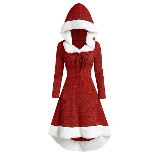 Hooded Long Sleeve Dress