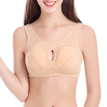 Sports bra large size cotton yoga vest gathers sleep nursing bra without rims