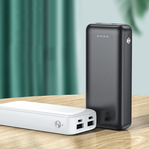 ROCK 10000mAh Dual USB LED Indicator Fast Charging Power Bank For iPhone XS XR 11 Pro Huawei P30 Pro Mate 30 S10+