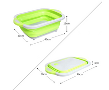 Folding Vegetable Board Household Anti-Mildew Multifunctional Anvil Board Cutting Vegetable Fruit Washing Basket