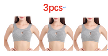 Sports bra large size cotton yoga vest gathers sleep nursing bra without rims