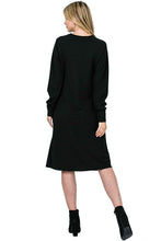 Maya's Place Betty Dress-Women's Front Tie Long Sleeve Party Cocktail Dress
