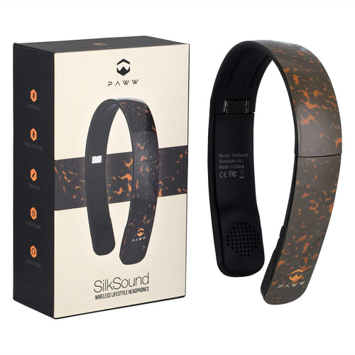 Paww SilkSound Headphones - Stylish Foldable Paww SilkSound Headphones - Stylish Foldable On-Ear Wireless Bluetooth Handsfree Calling with 8 Hours Playtime for Work Travel or Outdoor Use