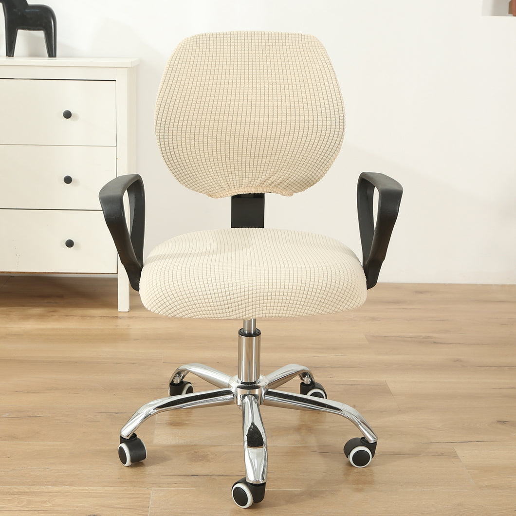 Swivel Computer Stretch Chair Covers Armchair Back Seat Decor Office Rotating Set