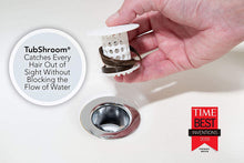 TubShroom the Revolutionary Tub Drain Protector Hair Catcher, Strainer, Snare, Green