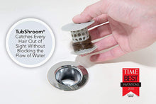 TubShroom the Revolutionary Tub Drain Protector Hair Catcher, Strainer, Snare, Green