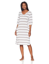 Arabella Women's 3/4 Sleeve Tunic Nightgown