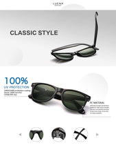 Mens Polarized Sunglasses for Womens UV 400 Protection Grey Green Lens Matte Black Frame 54MM