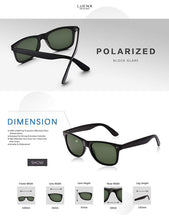 Mens Polarized Sunglasses for Womens UV 400 Protection Grey Green Lens Matte Black Frame 54MM
