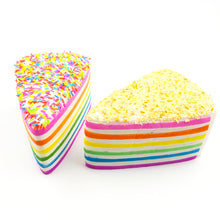 SquishyFun Jumbo Squishy Rainbow Shortcake Slow Rising Gift Decor Toy