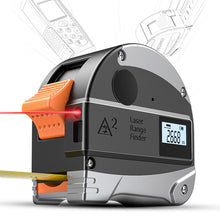 WINAPEX 30M Laser Rangefinder Anti-fall Steel Tape High Precision Infrared Digital Laser Distance Meter Measure Distance Tool Tape