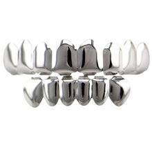 New Hip Hop Teeth Grillz Set Top Bottom Mouth Teeth Grills Fashion Removable Dental Grills Jewelry