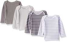 Hanes Ultimate Baby Flexy 4 Pack Long Sleeve Crew Tees