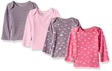 Hanes Ultimate Baby Flexy 4 Pack Long Sleeve Crew Tees