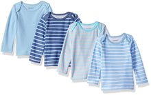 Hanes Ultimate Baby Flexy 4 Pack Long Sleeve Crew Tees