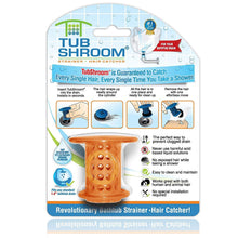 TubShroom the Revolutionary Tub Drain Protector Hair Catcher, Strainer, Snare, Green