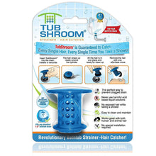 TubShroom the Revolutionary Tub Drain Protector Hair Catcher, Strainer, Snare, Green