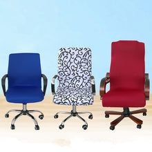 S/M/L Office Computer Chair Cover Side Zipper Design Arm Chair Cover Recouvre Chaise Stretch Rotating Lift Chair Cover