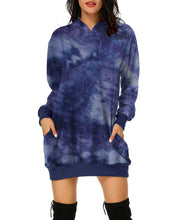 Women Long Sleeve Printed Hooded Sweatshirt