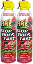 Fire Gone 2NBFG2704 White/Red Fire Suppressant Canisters - 16 Ounce, (Pack of 2 Units)