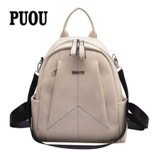 2020 spring new soft leather ladies backpack brand luxury designer large capacity casual travel bag white main sac a dos femme