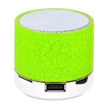 Mini Wireless Bluetooth Colorful Light Small Crack Sound Speaker  Subwoofer Support TF Card