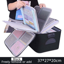 High Quality Large Capacity Document Storage Bag Box Waterproof Document Bag Organizer Papers Storage Pouch Travel File Bag