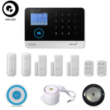 DIGOO DG-HOSA Wireless GSM&WIFI Smart Home Security Alarm Systems Kits Infrared Motion Sensor Door Alert with APP Control