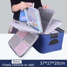 High Quality Large Capacity Document Storage Bag Box Waterproof Document Bag Organizer Papers Storage Pouch Travel File Bag