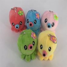 5colors Plush Toys , 7CM Key chain ocean animal Plush DOLL toy