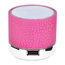 Mini Wireless Bluetooth Colorful Light Small Crack Sound Speaker  Subwoofer Support TF Card