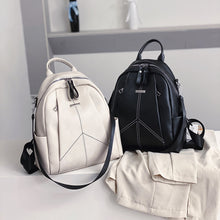 2020 spring new soft leather ladies backpack brand luxury designer large capacity casual travel bag white main sac a dos femme