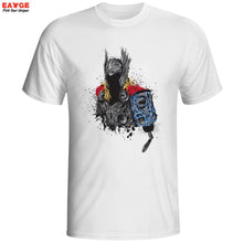 Moda nuevo diseño camiseta maravillosa gran Odin King Face Thor Cool camiseta cómics impreso camiseta Casual Anime Tee hombres