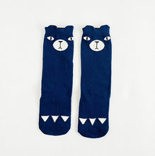 1 par encantador Unisex de dibujos animados lindo Fox niños bebé calcetines de la rodilla niño del bebé niña niño calcetines de bebé suave de algodón calcetines 0-3 Y