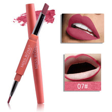La srta. ROSE 2 en 1 FIESTA DE LA REINA Color Nude maquillaje trazador de líneas del labio impermeable duradera lápiz de labio cosmético Dropshipping. exclusivo. TSLM2