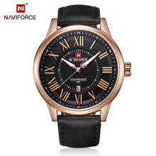 NAVIFORCE 2018 nuevas llegadas hombres reloj de cuarzo relojes casuales de Moda hombre pantalla analógica reloj Masculino Dial romano relogo Masculino