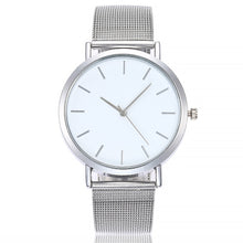 Relojes Vansvar para mujer Reloj redondo de plata de lujo Reloj clásico de aleación informal de moda Casual Reloj de pulsera de cuarzo de lujo #30