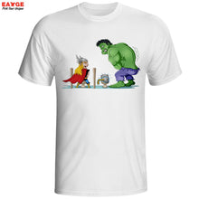 Moda nuevo diseño camiseta maravillosa gran Odin King Face Thor Cool camiseta cómics impreso camiseta Casual Anime Tee hombres