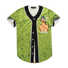 Hombres botones Homme 3D camisa Streetwear camisetas Hip Hop Bel Air 23-fresco Príncipe frío flor personalizada Jersey de béisbol