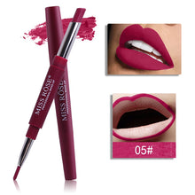 La srta. ROSE 2 en 1 FIESTA DE LA REINA Color Nude maquillaje trazador de líneas del labio impermeable duradera lápiz de labio cosmético Dropshipping. exclusivo. TSLM2
