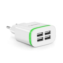 CinkeyPro USB Charger for iPhone Samsung Android 5V 4A 4-Ports Mobile Phone Universal Fast Charge LED Light  Wall Adapter