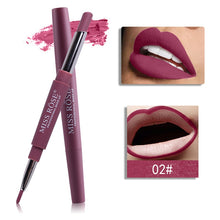 La srta. ROSE 2 en 1 FIESTA DE LA REINA Color Nude maquillaje trazador de líneas del labio impermeable duradera lápiz de labio cosmético Dropshipping. exclusivo. TSLM2