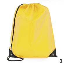 Portable Sports Bag Thicken Drawstring Belt Riding Backpack Gym Drawstring Shoes Bag Clothes Backpacks Waterproof